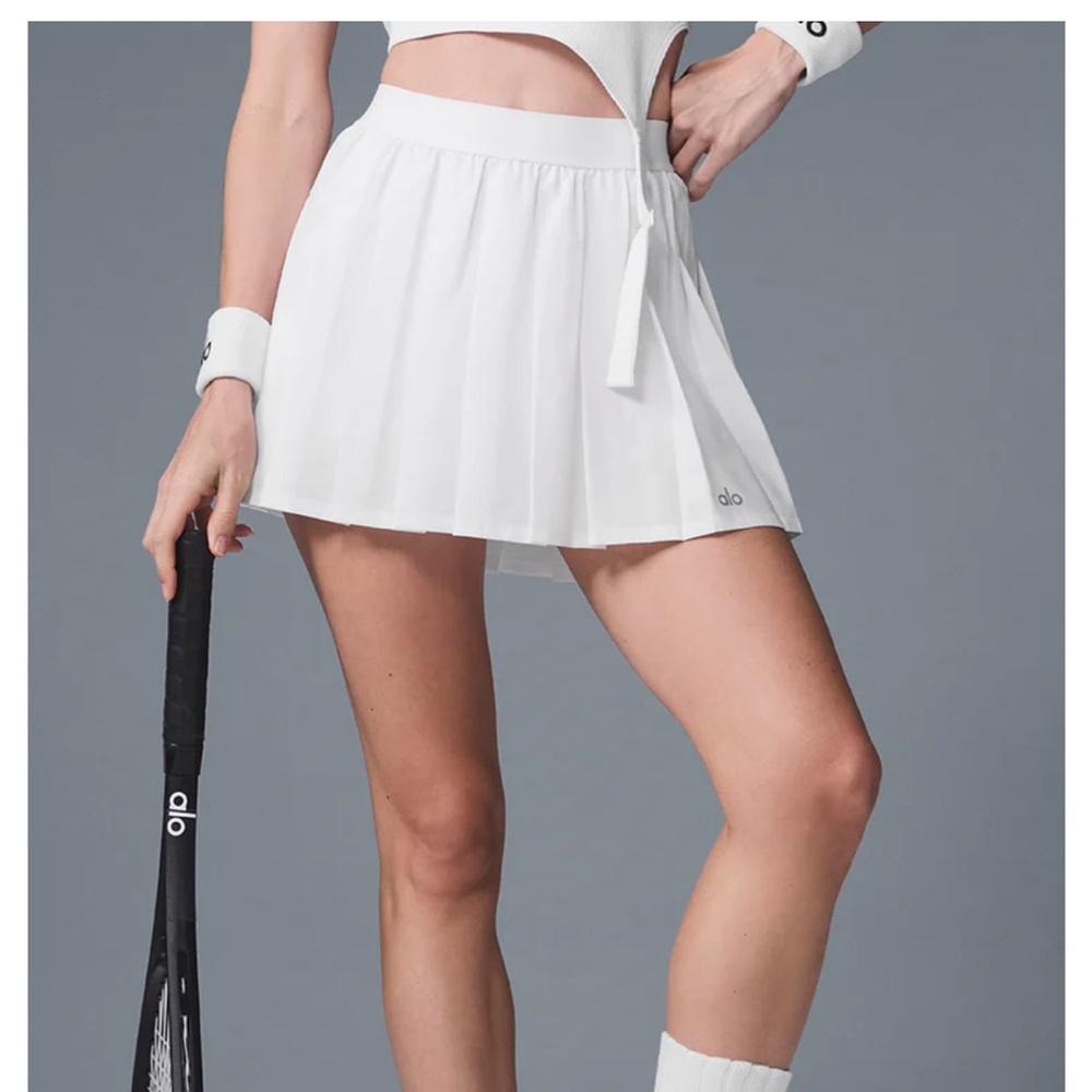 Alo White Tennis Skirt